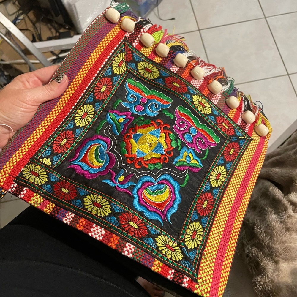 Bohemian style messenger bag
